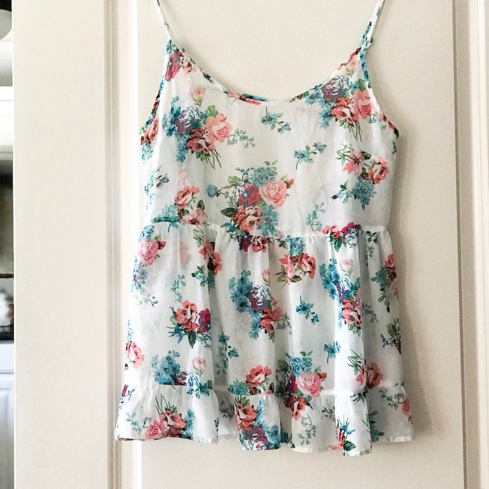 Floral Sheer Top